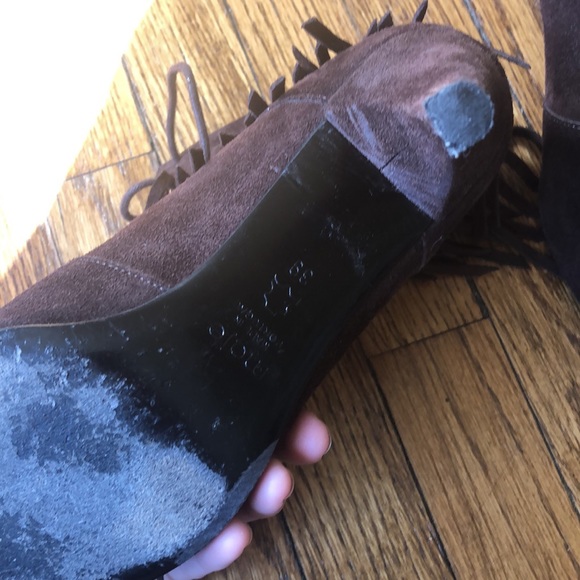 Maje Suede lace up booties . Only worn 3  times! - Picture 5 of 5